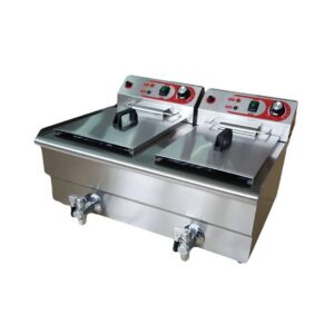 Freidora Eléctrica 10+10L Cuba Doble EF-132V 4,5+4,5KW