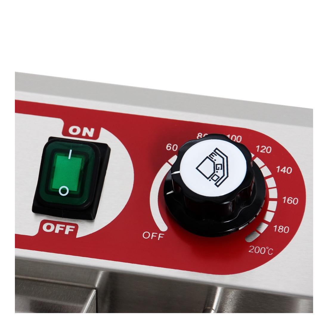 Freidora Eléctrica 8+8L Cuba Doble EF-122V 3+3KW - Imagen 2