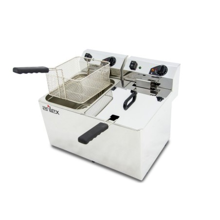Freidora eléctrica EVOLUTION sin grifo capacidad 10+10 litros con potencia 3,5+3,5kw monofásica con contactor - Imagen 5