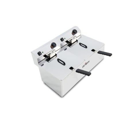 Freidora eléctrica EVOLUTION sin grifo capacidad 12+12 litros con potencia 4,5+4,5kw monofásica con contactor - Imagen 3