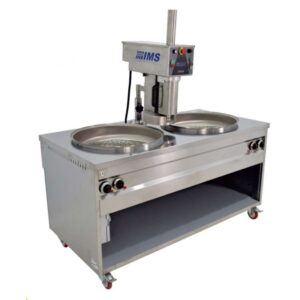 Freidora Eléctrica para churros 1550X800X850h 2 calderos de 600mm Línea Estambul