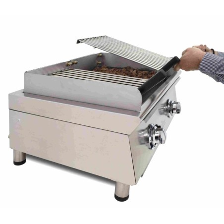 Parrilla vasca a gas 70 cm con piedra volcánica Línea 600 - Imagen 3